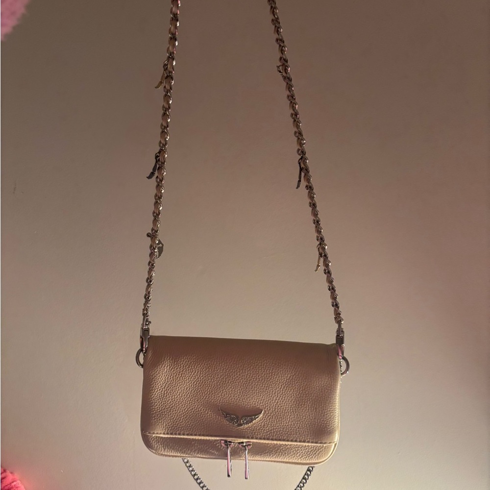 Zadig & Voltaire Cream Crossbody Bag
